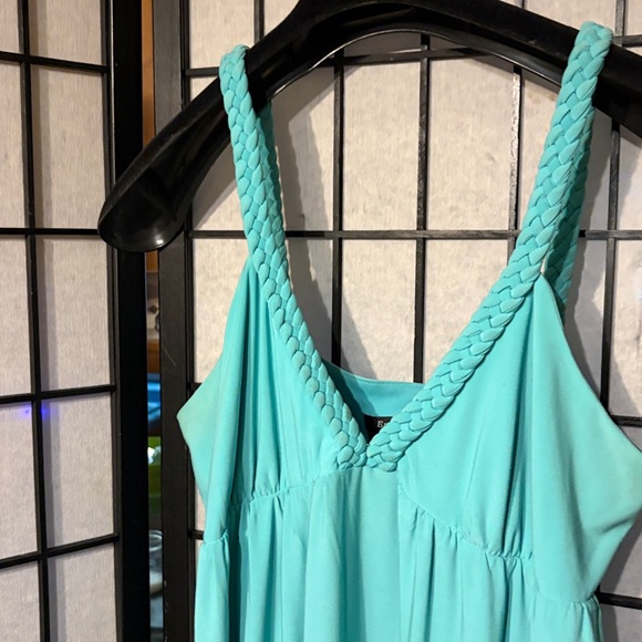 Women's Teal Braided-Strap Maxi Dress - Brand Unspecified - Picture 3 of 4